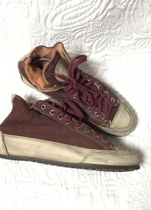 Зимние меховые ботинки кеды candice cooper на 37