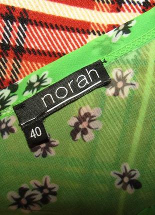 Тонкая блуза цветочный принт л-хл norah5 фото