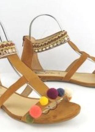 Рижи босоножки esmara 6.5-40 замша новые