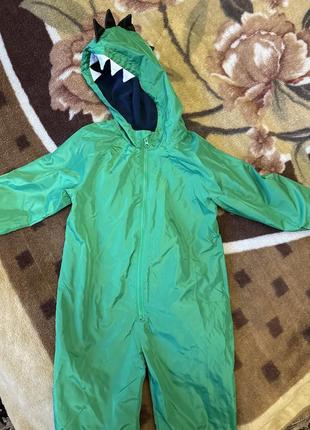 Комбінезон костюм зеленого дракона дождевик