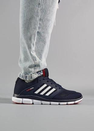 Мужские синие кроссовки в стиле adidas conversion climacool 🆕 кроссовки адидас в сетку