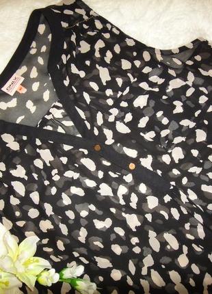 Стильная шифоновая женская футболка, блузка only р. 46 -48 (40)5 фото