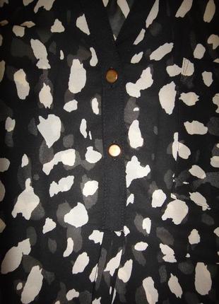 Стильная шифоновая женская футболка, блузка only р. 46 -48 (40)8 фото