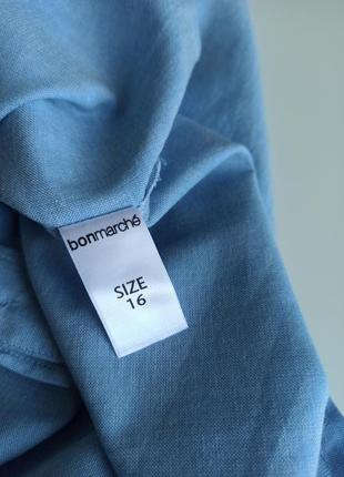 Красивая однотонная блуза без рукавов из натуральной ткани 100% котон7 фото