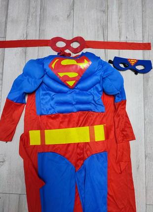 Дитячий костюм супермен на 5-6, 7-8, 9-10 років3 фото