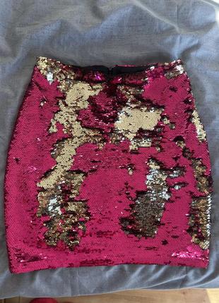 Спідниця в пайетку 3