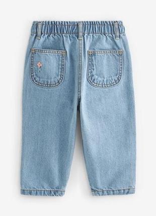 Бавовняні джинси на дівчинку з нової колекції 3міс-7років🌸🌸🌸5 фото