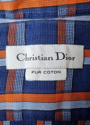 Винтажная рубашка christian dior (l)7 фото