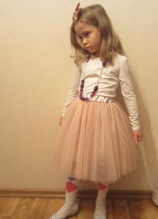 Юбка фатиновая детская миди