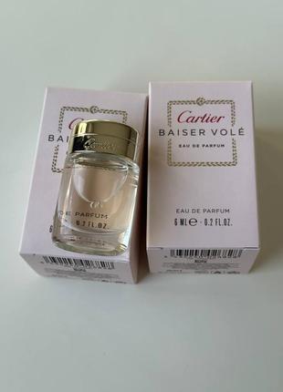 Cartier baiser vole парфумована вода мініатюра 6ml