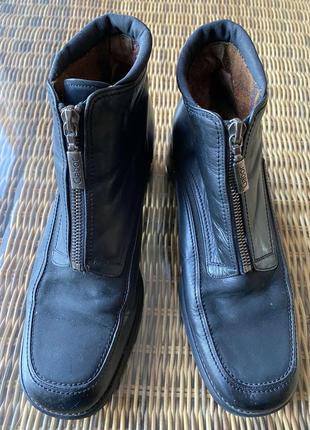 Зимние лааковые кожаные ботинки gabor оригинал2 фото