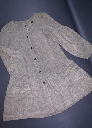 Шерстяное платье 140-146рр