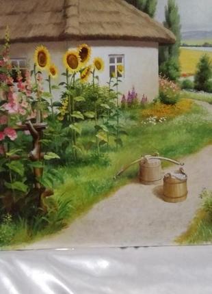 Картина репродукция 50х100см., безрамная