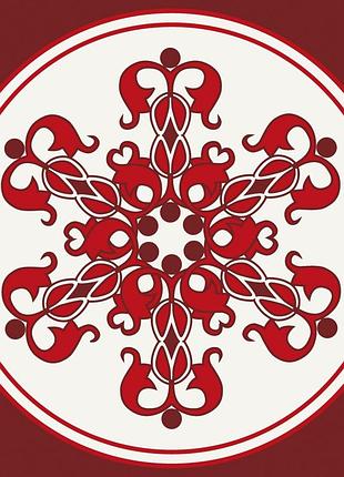 Картина за номерами "круглий орнамент" 13043-ac 30х30 см