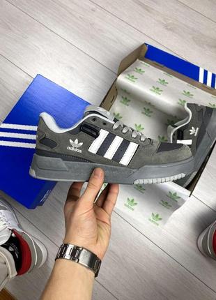 Новинка женские кроссовки adidas forum lov grey (адидас)