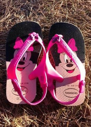 Детские шлепанцы на девочку havaianas, оригинал3 фото