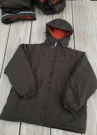 Куртка теплая h&m детская с флисом стильная актуальная тренд