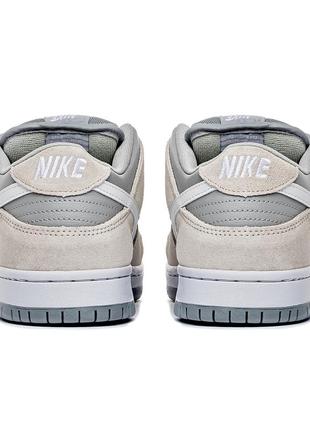 Nike sb dunk low sweet grey8 фото