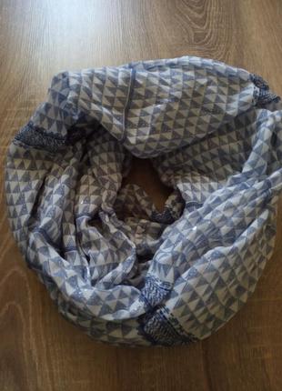 Красивая шаль-снуд от tchibo германия , размер универсальный6 фото