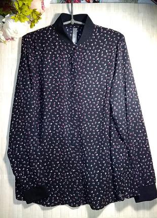 Poools нидерланды блуза бомбер из крепдешина eur 42