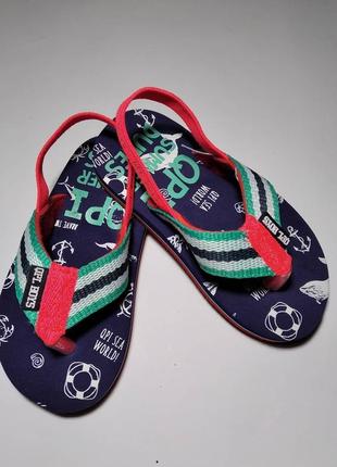 В'єтнамки босоніжки, шльопанці qpi.boys на хлопчика оригінал нові, розмір 21-22