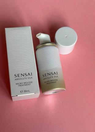 Антивіковий мус для обличчя kanebo sensai absolute silk micro mousse treatment мініатюра 30мл1 фото