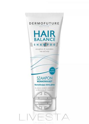 Нормалізуючий шампунь проти випадіння волосся dermofuture, 200 мл (320112)