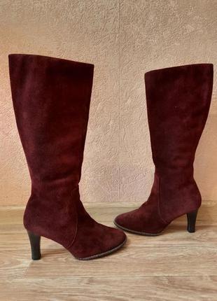 Сапоги под замшу