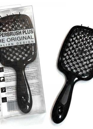 Расчёска superbrush для нарощенных волос. продувная