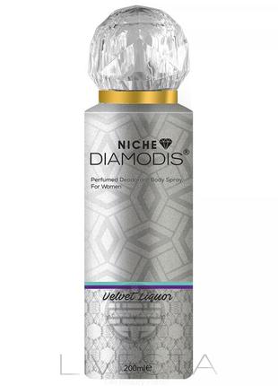 Нішевий дезодорант для жінок diamodis velvet liquor, 200 мл (282671)