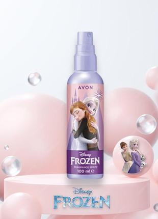 Детская ароматическая вода-спрей для тела avon frozen,100мл1 фото