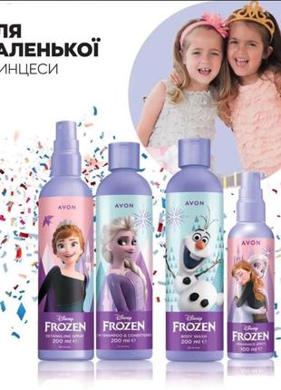 Детская ароматическая вода-спрей для тела avon frozen,100мл2 фото