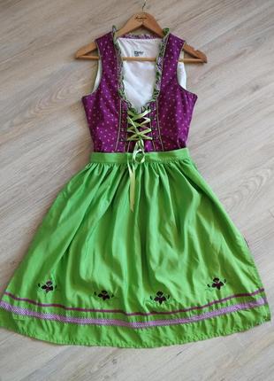 💜 баварское платье сарафан на шнуровке