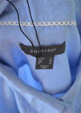 Нежная удлиненная рубашка/ платье рубашка от primark 168 фото