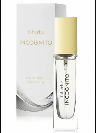 Парфюмерная вода incognito инкогнито фаберлик faberlic