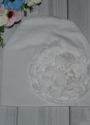 Шапка для девочки, сезон осень-весна