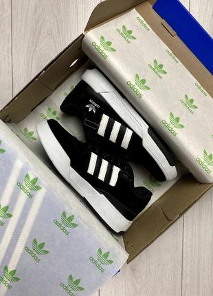 Кроссовки adidas forum black&amp;white