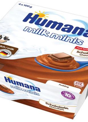 Пудинг humana baby pudding schoko шоколадний, з 10 місяців, 4х100 г