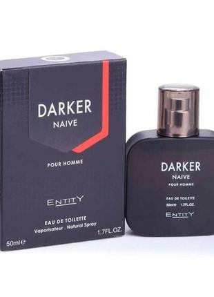 Туалетная вода мужская entity darker naive 50 мл парфюм мужской3 фото