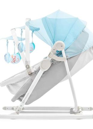 Шезлонг-качалка 5 в 1 kinderkraft unimo light blue (kkbunimlibl000)4 фото