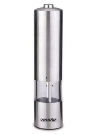 Измельчитель специй mesko ms 4432 (керамическая жернова, прозрачный контейнер, регулировка помола)