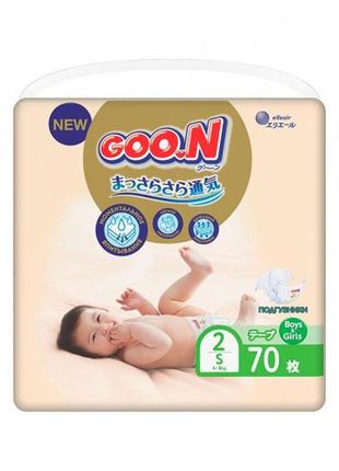 Підгузки goo.n premium soft для дітей (s, 4-8 кг, 70 шт)