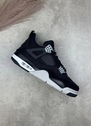 Nike jordan 4 retro se black canvas