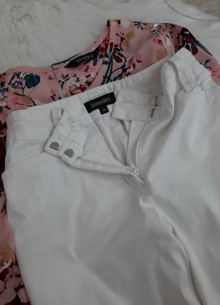 Белые прямые джинсы 7/8 #pomodoro3 фото