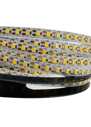 Світлодіодна led стрічка prolum™ 5v; 2835120; ip20; series "s", тепло-білий (2800-3200k)