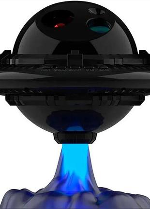 Лазерний проектор зоряного неба, нічник ufo led star night нло галактика з пультом, чорний