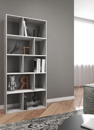 Стелаж на 10 комірок,полки для книг та речей