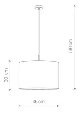 Подвесной светильник nowodvorski 6816 alice e27 1x60w ip20 bl2 фото