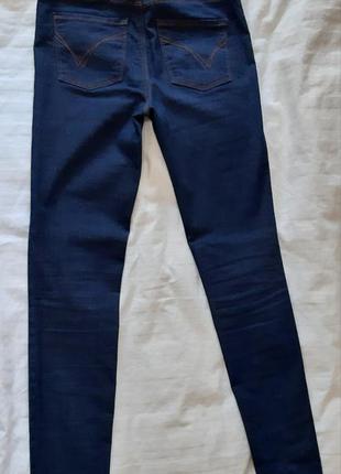 Джинсы джеггинсы синие skinny скинни Cotton jeans3 фото