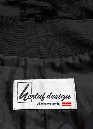 Стильная брендовая куртка, плащ. herluf design, дания.9 фото